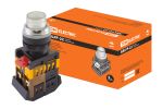 Кнопка ABLFP-22 прозрачн. d22мм неон/230В 1з+1р TDM | код SQ0704-0032 | TDM