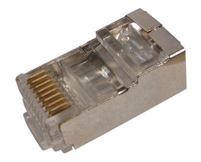 Джек комп. RJ45 8P-8C кат.5е (с экраном) (уп.100шт) | код 05-1023 | Rexant