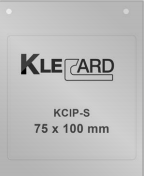 808 509, KCIP-S 75X100, Этикетка виниловая, 75x100мм, Серебряный, Размер карты 116x165мм | код 0.0.0.8.08509 | KLEMSAN