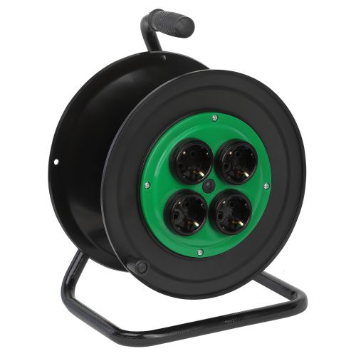 Катушка пластиковая RP-4e для подключения провода 4 розетки c заземлением | код Б0055422 | ЭРА