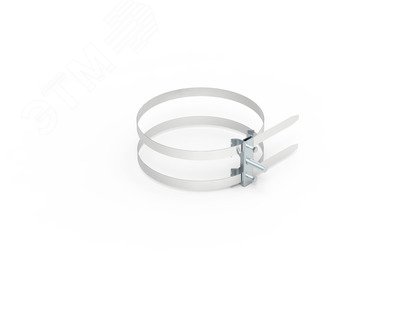 Хомут трубный двойной для изолированной мачты D0-500мм M16 | код NK3104 | DKC