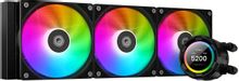 Система водяного охлаждения ID-Cooling SL360 XE ARGB Soc-AM5/AM4/1151/1200/2066/1700 черный 4-pin 14-30dB Al+Cu LCD 350W Ret | код 2011958 | ID-COOLING