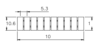305801/111...120 Маркировка клемм TU/TP/TC сеч. 2,5мм2, шир. 5.2мм, нумерация 111...120, шт | код 305801/111...120 | SUPU
