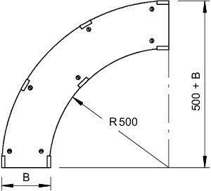 Крышка угловой секции 300мм | код 6231470 | OBO Bettermann Крышка угловой секции 300мм | код 6231470 | OBO Bettermann