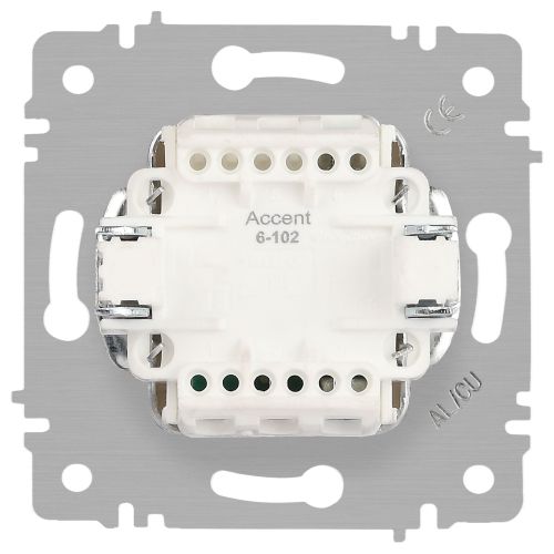 Выключатель Intro Accent 6-102-06 с подсветкой, 10А-250В, IP20, СУ, AL/CU, перламутр | код Б0063467 | ЭРА фото 4 Выключатель Intro Accent 6-102-06 с подсветкой, 10А-250В, IP20, СУ, AL/CU, перламутр | код Б0063467 | ЭРА фото 4