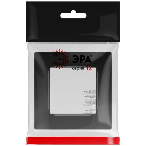 Рамка для розеток и выключателей Серия 12 12-5201-06 на 1 пост, Классик, чёрный | код Б0067772 | ЭРА