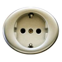 Накладка для розетки SCHUKO, серия TACTO, цвет шампань | код 5588 CV | ABB