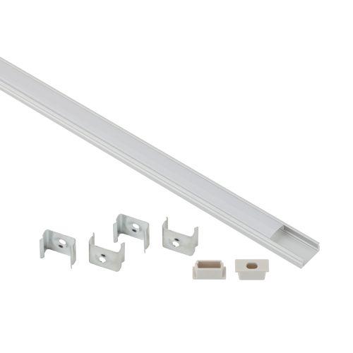 Комплект с накладным анодир. профилем CAB262 16х6мм 2м 1506 Эра Б0039463 Комплект с накладным анодир. профилем CAB262 16х6мм 2м 1506 Эра Б0039463