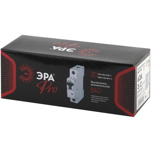 Автоматический выключатель Pro Pro NO-901-36 ВА47-100 3P 63А кривая C | код. Б0031797 | ЭРА