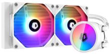 Система водяного охлаждения ID-Cooling Zoomflow 240 XT V2 ARGB Soc-AM5/AM4/1151/1200/2066/1700 белый 4-pin 14-31dB Al+Cu 250W 1680gr Ret (ZOOMFLOW 240 XT V2 WHITE) | код 2011964 | ID-COOLING