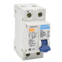Диф. автомат DZ59LE-63 1P+N 50A 30mA х-ка С 4.5kA (ANDELI) | код ADL02-057 | ANDELI