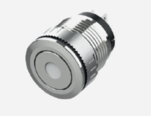TS6A113-0AM40-R10/P02 Кнопка TS6A плоская с подсветкой, с фиксацией, символ Круг , 1НО, син., шт | код TS6A113-0AM40-R10/P02 | SUPU