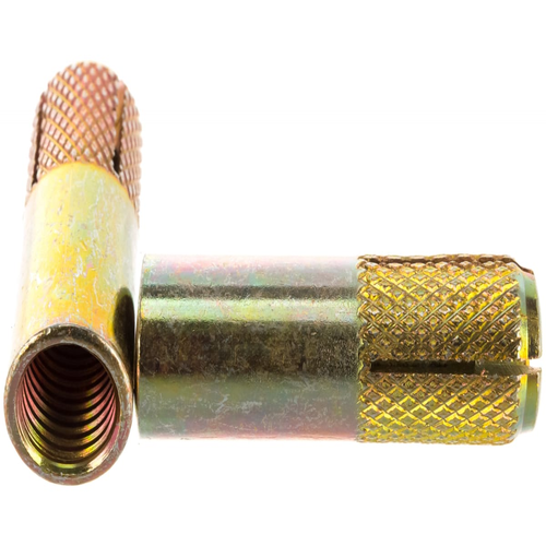 Анкер забивной М12 латунь | код AN-M12 | Крепдил Анкер забивной М12 латунь | код AN-M12 | Крепдил