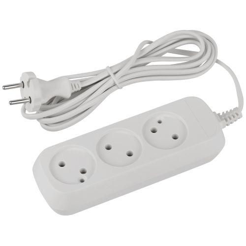 Удлинитель электрический UDL-6-330 Greenline 3 розетки без заземления 3м ШВВП 2х0.75кв.мм Эра Б0065041 Удлинитель электрический UDL-6-330 Greenline 3 розетки без заземления 3м ШВВП 2х0.75кв.мм Эра Б0065041