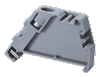 Стопор концевой CA802 /8x45mm, винтовое крепление, серый | код CA802 | Connectwell