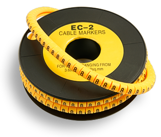Cabeus EC-2-8 Маркер для кабеля д.7.4мм, цифра 8 | код 7429c | Cabeus