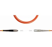 Патч-корд оптический LANMASTER, LSZH, симплексный, SC/PC-FC/PC, MM 50/125, 7.0 м | код LAN-SC-FC/OM2-7.0 | LANMASTER