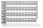 Блок маркировок для 19.21, пластик, 40 этикеток | код 01940 | FINDER