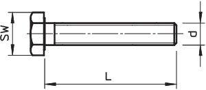 Комплект креп. M12х60 SKS 12х60 F (болт шест/гол.+гайка+шайба) OBO 3163156