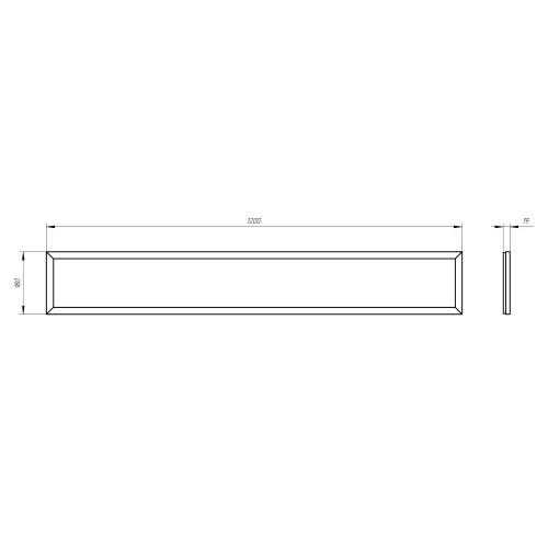 Светильник светодиодный ДВО/ДПО SPO-7-50-4K-P 50Вт 5040Лм 4000K 1200х180 призма | код Б0050653 | ЭРА фото 3 Светильник светодиодный ДВО/ДПО SPO-7-50-4K-P 50Вт 5040Лм 4000K 1200х180 призма | код Б0050653 | ЭРА фото 3