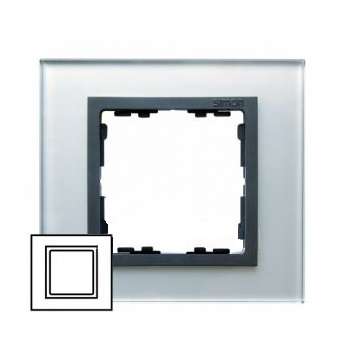 Рамка на 1 пост, S82N, серый - графит (стекло) | код 82817-35 | Simon Рамка на 1 пост, S82N, серый - графит (стекло) | код 82817-35 | Simon