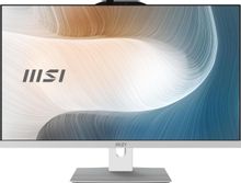 Моноблок MSI Modern AM272P 1M-677XRU 27 Full HD Core 3 100U (1.2) 8Gb SSD512Gb Graphics noOS GbitEth WiFi BT 120W клавиатура мышь Cam белый 1920x1080 | код 2017065 | MSI