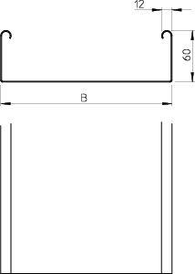6063236 Кабельный листовой лоток неперфорированный 60x200x3000 SKSU 620 FS | код 6063236 | OBO Bettermann фото 2 6063236 Кабельный листовой лоток неперфорированный 60x200x3000 SKSU 620 FS | код 6063236 | OBO Bettermann фото 2