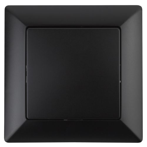 Переключатель Intro Solo 4-108-05 одноклавишный промежуточный, 10А-250В, IP20, СУ, антрацит | код Б0053621 | ЭРА