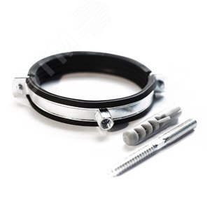 Хомут крепежный 40 мм со шпилькой и дюбелем | код 388203 | Ostendorf