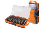 Набор бит №4, 66 бит: SL, PH, PZ, HEX, TORX, SQ, удлинитель, сталь CR-V, в пласт. держ.«Алмаз» TDM | код SQ1019-0104 | TDM