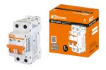 Авт. выкл.ВА47-60DC 2P 2А 6кА х-ка С TDM | код SQ0223-1021 | TDM