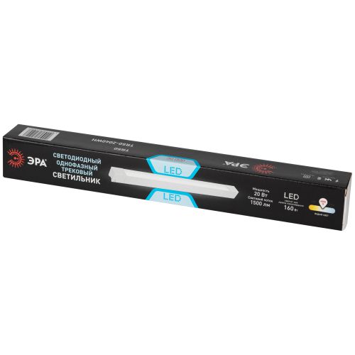 Трековый светильник однофазный TR50 - 2040 WH светодиодный 20Вт 4000К белый | код Б0054167 | ЭРА фото 2 Трековый светильник однофазный TR50 - 2040 WH светодиодный 20Вт 4000К белый | код Б0054167 | ЭРА фото 2