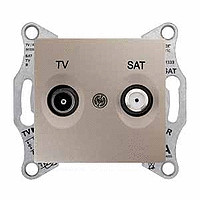 SEDNA TV/SAT РОЗЕТКА проходная, 4dB, ТИТАН | код SDN3401968 | Systeme Electric