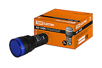 Лампа AD-16DS(LED)матрица d16мм синий 36В AC/DC TDM | код SQ0702-0064 | TDM