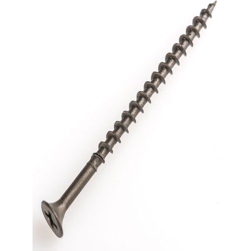 Саморез гипсокартон/дерево 3.8х65 черный | код screw-GD-65-sht | Крепдил