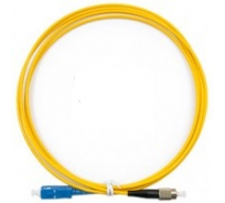 Патч-корд оптический TWT, PVC, симплексный, SC/UPC-FC/UPC, SM OS2, 20 м | код TWT-SC-FC/SU-20 | TWT
