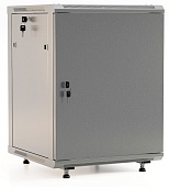 Hyperline TWB-FC-1866-SR-RAL7035 Шкаф настенный 19-дюймовый (19), 18U, 920x600х600мм, металлическая передняя дверь с замком, две боковые панели, с возможностью установки на ножки (в комплекте), цвет серый (RAL 7035) (разобранный) | код 452024 (0) Бр