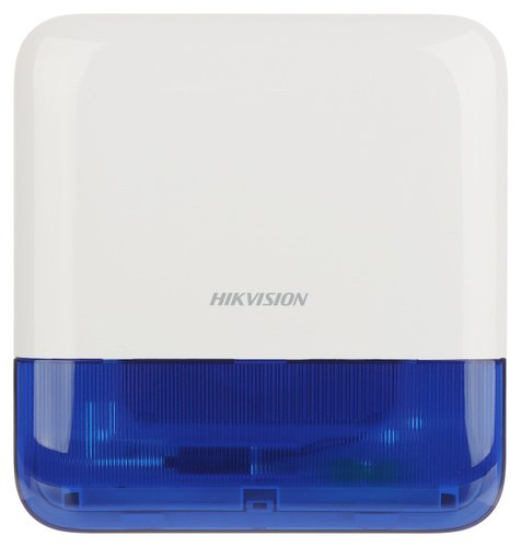 Оповещатель уличный беспроводной (синий индикатор) AX PRO (DS-PS1-E-WE Blue) | код. 302401665 | Hikvision AX PRO