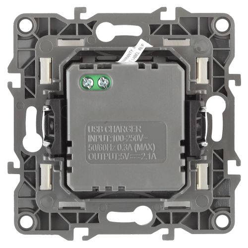 Устройство зарядное USB, 5В-2100мА, Эра12, чёрный, 12-4110-06 | код Б0027496 | ЭРА