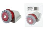 Розетка наружной установки IP67 16А 3Р+РЕ+N 380В TDM | код SQ0611-0030 | TDM