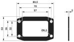 Плоское уплотнение HC-B06-SG-CBK | код 1411483 | PHOENIX CONTACT