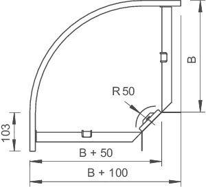 Угловая секция 90 град. 60x150 | код 6043208 | OBO Bettermann Угловая секция 90 град. 60x150 | код 6043208 | OBO Bettermann
