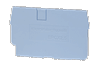 Крышка концевая EPCP1.5 /1,5mm, для клемм CP1.5,CPG1.5, серая | код EPCP1.5 | Connectwell