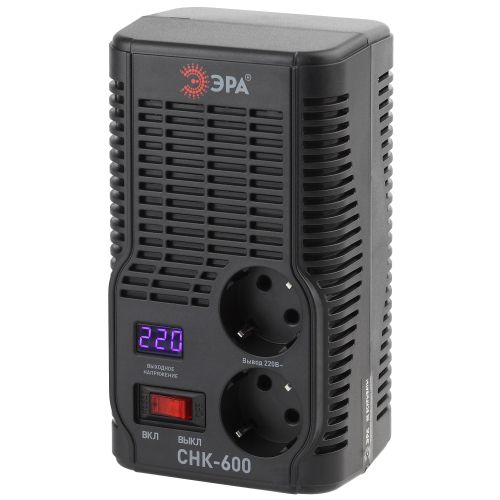 Стабилизатор напряжения компактный СНК-600 160-260В/220В, 600ВА | код Б0032468 | ЭРА фото 4 Стабилизатор напряжения компактный СНК-600 160-260В/220В, 600ВА | код Б0032468 | ЭРА фото 4