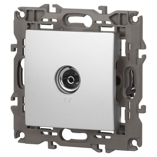 Розетка TV одиночная, Эра Elegance, алюминий, 14-3101-03 | код Б0034292 | ЭРА фото 5 Розетка TV одиночная, Эра Elegance, алюминий, 14-3101-03 | код Б0034292 | ЭРА фото 5