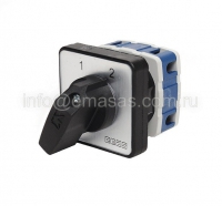 Переключатель полюсов реверс. однофазный (1-2) 20А | код PSA020KD133S | EMAS
