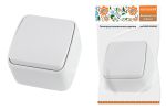 Выключатель 1-кл. открытой установки IP20 10А, белый Дача Народная | код SQ1824-0001 | TDM НАРОДНЫЙ