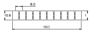 308801/91...100V Маркировка клемм серии TU/TP/TC сеч. 6мм2, шир. 8.2мм, нумерация 91…100 вертик., шт | код 308801/91...100V | SUPU