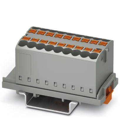 Распределительный блок PTFIX 18X2,5-NS35 GY | код 3273044 | PHOENIX CONTACT