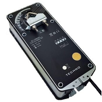 Электропривод воздушной заслонки с пружиной 15Nm, 0-10V, 2SPDT, 24AC/DC | код SC-15AF/24V | Techno